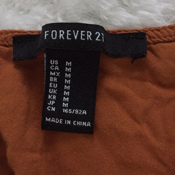 Rust Orange Romper - Picture 2 of 4